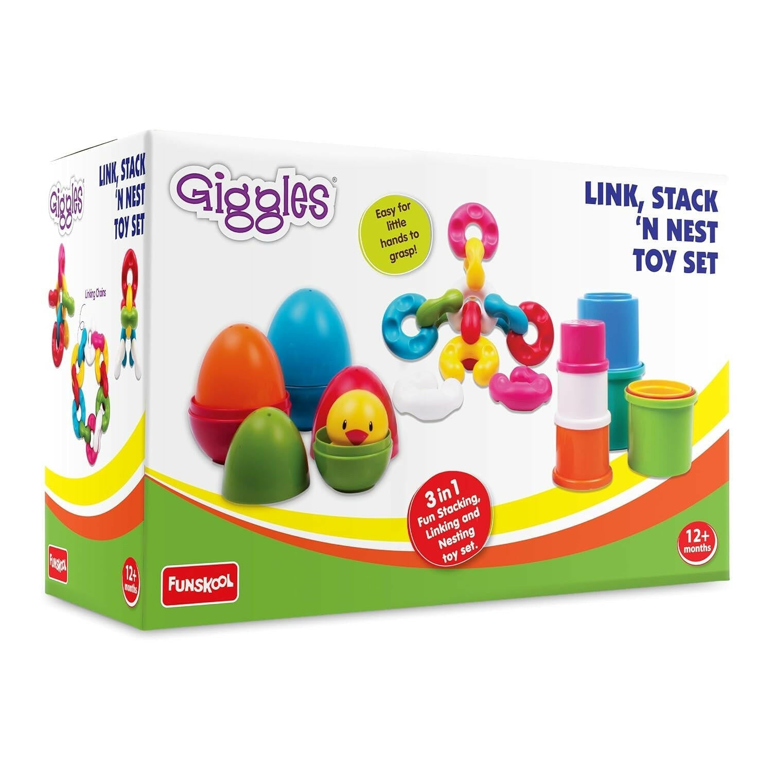 FUNSKOOL (INDIA) LTD Link Stack N Nest Toy Set  Go Littles .