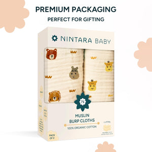 Nintara_Baby_Organic_Cotton_Burp_Cloths_Animal_Friends_22_x_12_at_Go_Littles_product_image 5